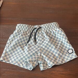 Binky Bro Checkered Swim Trunks with Drawstring size 4-5yo like nee